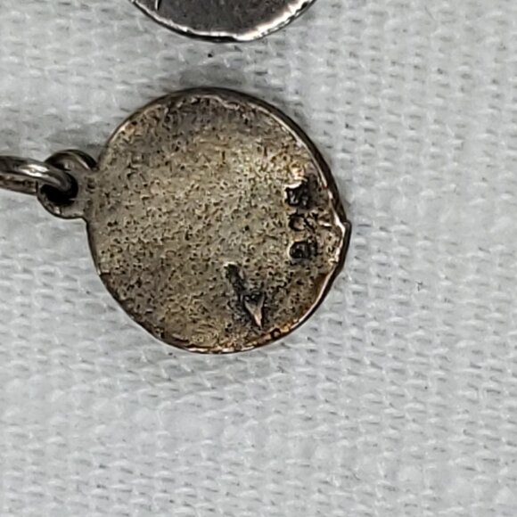 Adorable Tiny Dainty Dangle Little Angel Cherubim Silver 925 Earrings - Picture 5 of 7